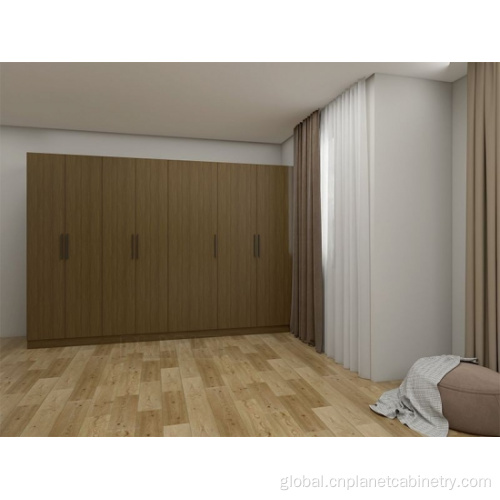 walk in closet Wholesale customized modern solid wood bedroom wardrobe Supplier